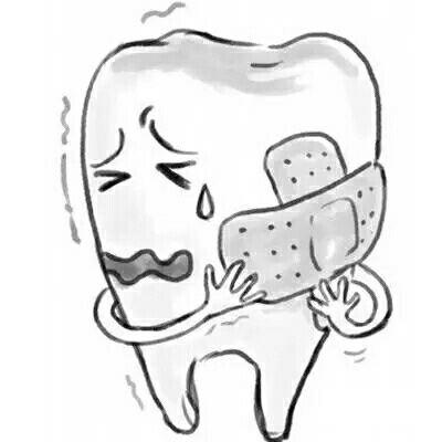 牙疼图片可怜 表情图片